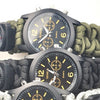 Fire Starter Paracord Bracelet Outdoor Watch