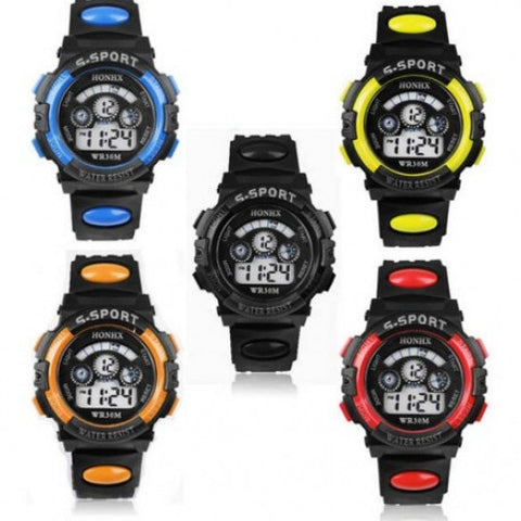 Digital LED Quartz Alarm Date Sports Wrist Watch