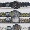 Fire Starter Paracord Bracelet Outdoor Watch