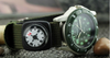 Army Green Fabric Strap Outdoor Watch