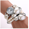 Luxury Butterfly Pearl Bracelet Watch