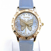 Butterfly Pattern Leather Bracelet Watches